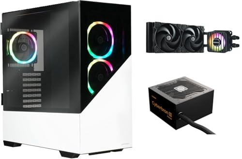 Caja Enermax K8 ARGB con refrigeración líquida LIQMAXFLO y fuente de 750W
