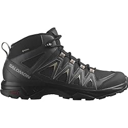 Salomon X Braze Mid Gore-Tex Zapatillas Impermeables Outdoor para Hombre, Básicos para el senderismo, Diseño deportivo, Uso versátil, Black, 44