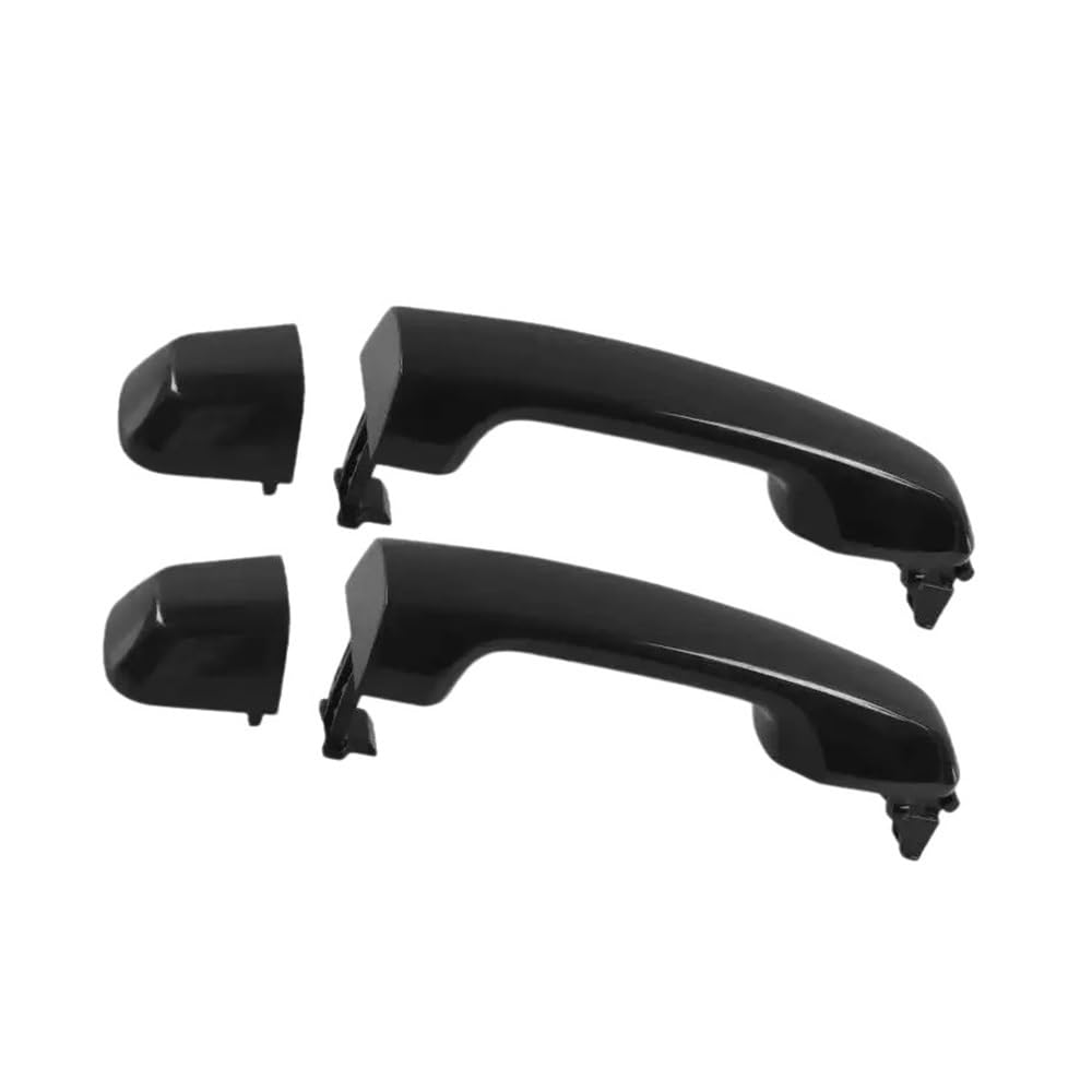 Ymyyqw 2Pcs Black Rear Car Outer Door Handle Rear Right Left Door Handle Car Exterior Outside For Prado For Land For Cruiser Fj150 For 4Runner 2010-2017 69211-60090