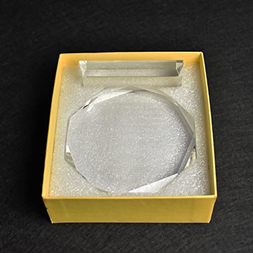 Personalized 7" Glass Award Crystal Plaque With Solid Wooden Base, Thank You Appreciation For Employee, Staff, Retirement, Manager, Laser Engraving With Customized Name And Messages… #TOP4