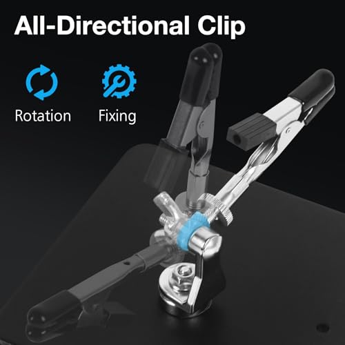 Helping hands portable pour électronique et modélisme minutieux sur établi