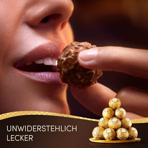 Ferrero Rocher 26 + 4 Vorteilspack, 375 g - knusprig-cremige Nuss-Pralinen-Spezialität - Zum Verschenken oder Genießen – Ansicht 5
