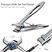 VOGARB Long Handled Toenail Clippers for Seniors Thick Nails, Ultra Sharp Toe Nail Clippers for Men, Heavy Duty Stainless Steel, 5pcs Set