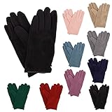 Trendcool Guantes Mujer Invierno. Talla única. Guantes Tactiles para movil. Finos y Elegantes....