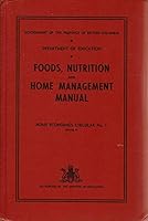 Foods, Nutrition and Home Management Manual, Home Economics Circular No. (Number ) 1 B01FEJQCXK Book Cover