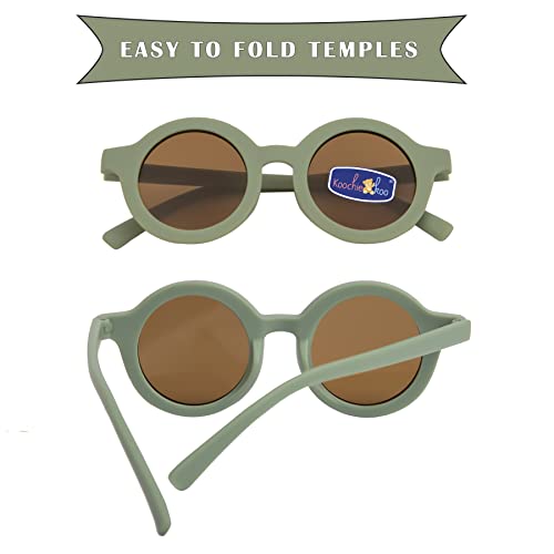 Image of Koochie-Koo Plastic Classic UV Protected Round Shaped Stylish Plastic Sunglass Mirror Sunlight Goggles Eyewear, Sunglasses Baby Boys & Girls, 2-6 Years (Set of 1)