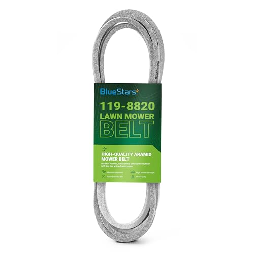 BlueStars 119-8820 Mower Drive Deck V-Belt - Compatible with 50 Deck Toro Timecutter SS5000 SS5060 MX5060 74630 74361 74632 74635 74637 74641 | Aramid Cord | 1/2 x 141.5