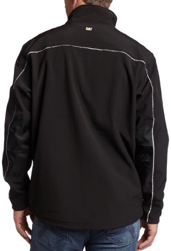 Caterpillar Jaqueta macia masculina (tamanhos regulares e grandes e altos), Preto, G