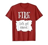 Fire Hot Packet Halloween Taco Let's get Sauced Costume T-Shirt
