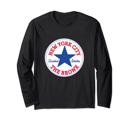 New York City THE BRONX borough USA United States of America Long Sleeve T-Shirt, Black