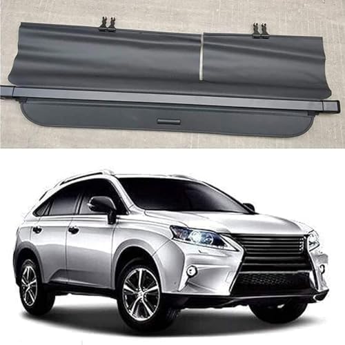 Cache-bagages rétractable pour Lexus RX 2008-2015 - Rideau de coffre noir