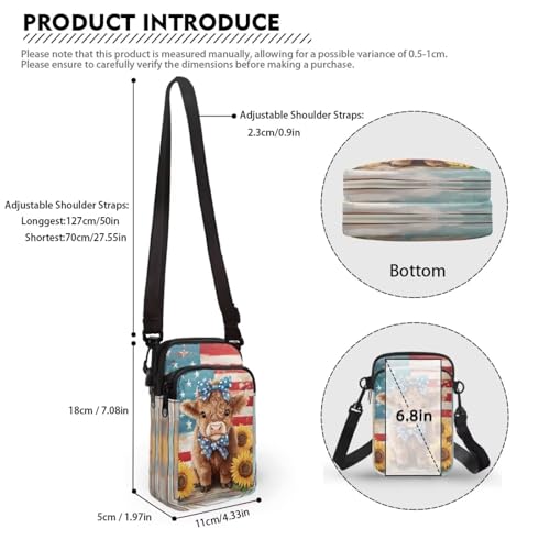 Image of Xpyiqun Small Crossbody Bag Women Phone Purses Sling Shoulder Handbag Cross Body Pouch Wallet Bags