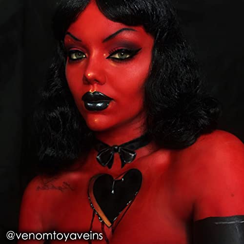 FFX-R Mehron Makeup Fantasy Fx Cream Makeup | Water Based Halloween Makeup | Red Face Paint & Body Paint thumb #2
