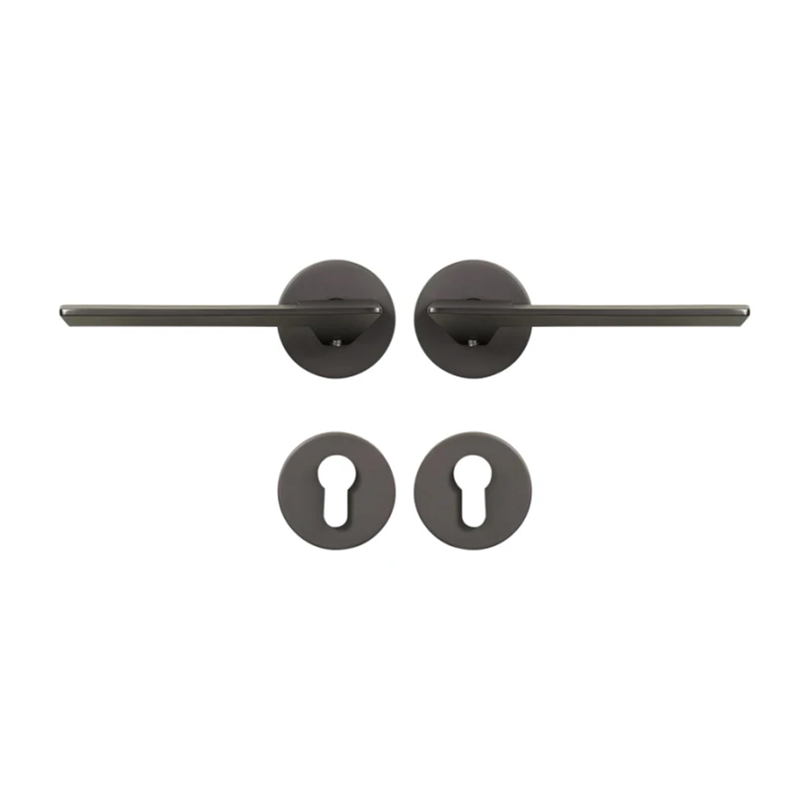 Serrure de porte en laiton gris pour embellir vos portes en bois