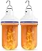 Lampadina a LED a fiamma, Lampadina a incandescenza con effetto fiamma Lampadina a fuoco tremolante alimentata a batteria ricaricabile Alimentata tramite USB 3 modalità Caratteristica capovolta