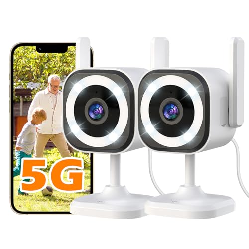 3MP Outdoor Security Camera, 5G WiFi CCTV Camera Systems Outdoor Indoor, Home Cameras for Pet Dog...
