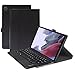 Produktbild Bueuwe Tastatur Hülle für Samsung Galaxy Tab A7 Lite 8.7'' [Modell: SM-T220/SM-T225], QWERTZ Deutsch, Abnehmbare Bluetooth-Tastatur Mit Touchpad,Schwarz