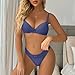 underwire Nighties Women's Fashionable And Sexy Upper Support With Small Chest And Large Steel Ring Gathered (Blue, 85B)