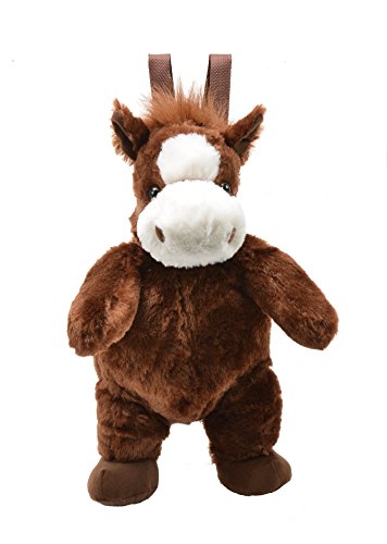 Mochila de cavalo da Unipak, Marrom, 19'