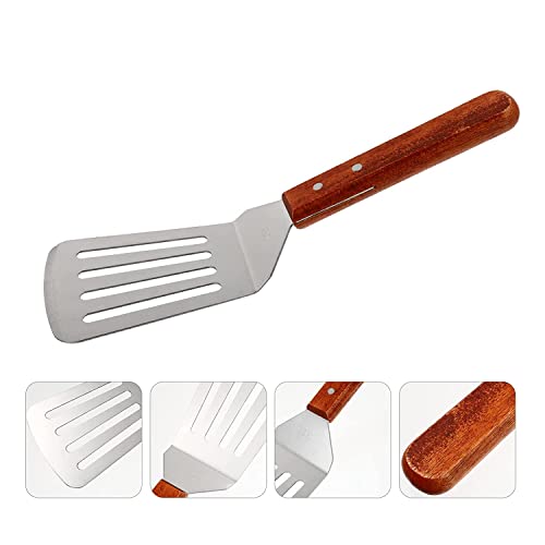 Image of Turner Professional Grade Stainless Steel Spatula Set of 1 Slotted Turner Cooking Fish Egg Meat Dumpling Frying 30 cm