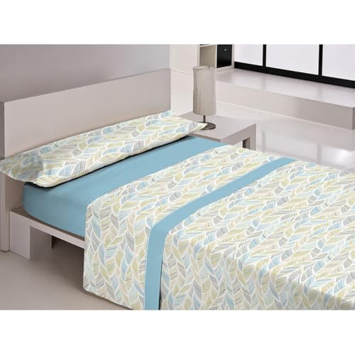 Juego de Sábanas Libela PIRINE SAONA Azul Cama de 90 - Marca: Libela - EAN: 8430316966011
