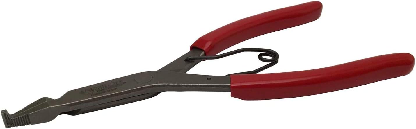 Wilde Tool G409.NP Angle Tip Lock Ring Pliers, 9 inch with Satin Finish