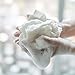 KUMA Bath Washcloth: Wash & Scrub Your Body · Cloth for Bath & Shower · Design & Crafted in Japan · Eco-Friendly & Sustainable [Natural White]