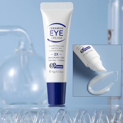 Eye Cream Anti Aging丨Hyaluronic Acid Eye Cream For Dark Circles And Puffy Eyes丨Caffeine Eye Cream For Wrinkles & Repair丨Under Eye Cream For Puffy Eyes, Reduce Fine Lines - Image 8