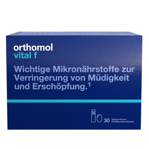 Orthomol Vital f - Mikronährstoffe für Frauen - bei Müdigkeit und...