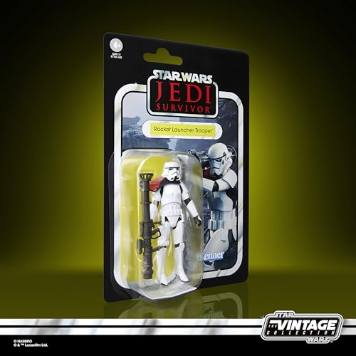 Star Wars The Vintage Collection, Figurine Premium d'un Tropper à Lance-roquettes de 9,5 cm, Jedi: Survivor