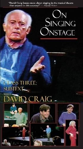 On Singing Onstage: Subtext