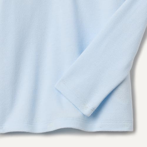 Image of Amazon Essentials Girls and Toddlers' Uniform Pique Long Sleeve Polo Shirt