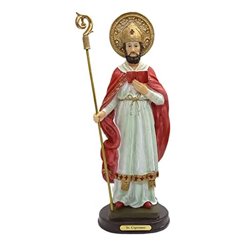 12 Inch San Cipriano Statue Figurine Figure Magician Mago Santo St Cover