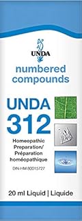 UNDA - UNDA 312 Numbered Compounds - Homeopathic Preparation - 20 ml Liquid