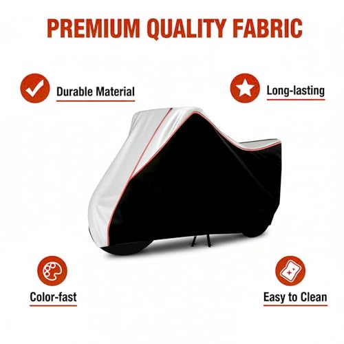 Image of Stylish Water Resistant Scooty Body Cover Compatible with Jupiter 125 & All Models | UV Protection, Dustproof, Heat Resistant, Two Wheeler | New All Weather Protection, Dust & Rain