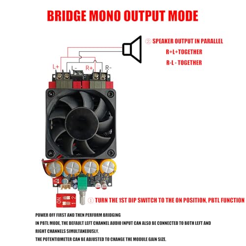 Amplificateurs numériques ZK3002 performance audio premium 600W monocanal - 6