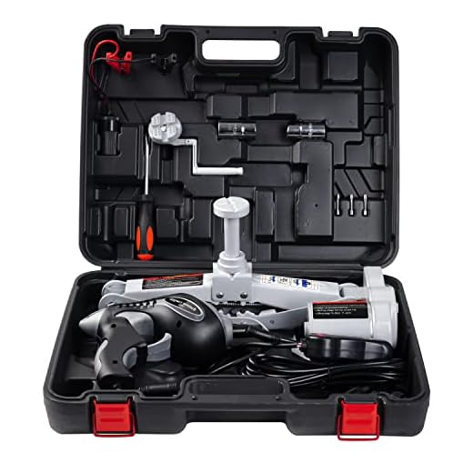 FEANISIFEI Electric Car Jack Kit 3 Ton 12V Electric Car Jack with Impact Wrench Electric Jack for Car SUV Car Emergency Repair Kit