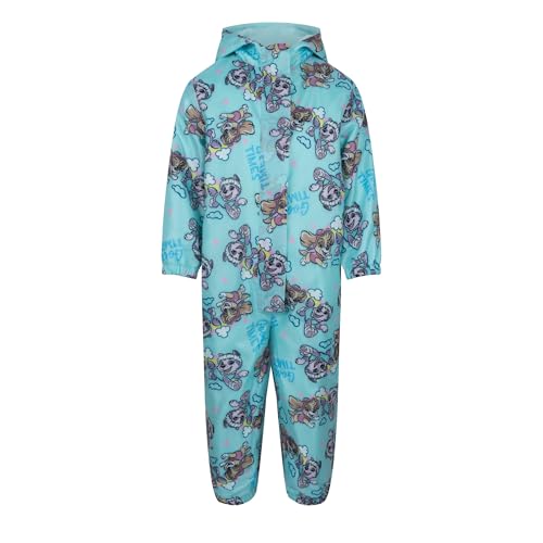 Combinaison en polaire Paw Patrol filles finitions premium bleu teal