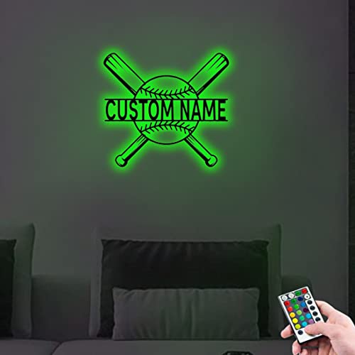 Lámpara de noche LED con nombre personalizado 7 colores miniatura 7