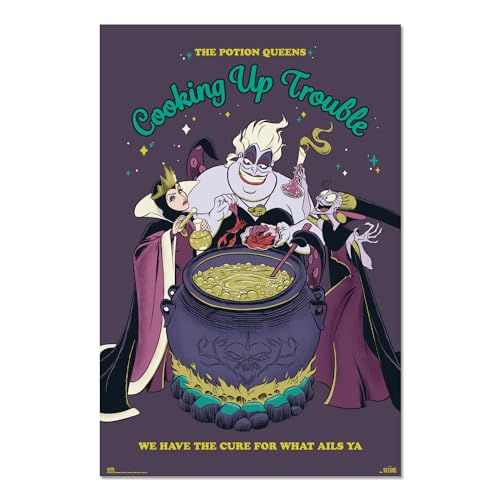 Grupo Erik Disney Villains Poster - 36 x 24 inches / 91.5 x 61 cm - Shipped Rolled Up - Cool Posters - Art Poster - Posters & Prints - Wall Posters