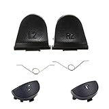 Ps4-controller Ersatzteile L1 L2 R1 R2 Taste 2 Federn Schwarz Ps4-controller Ersatz Dauerhaft Zubehör 6pcs