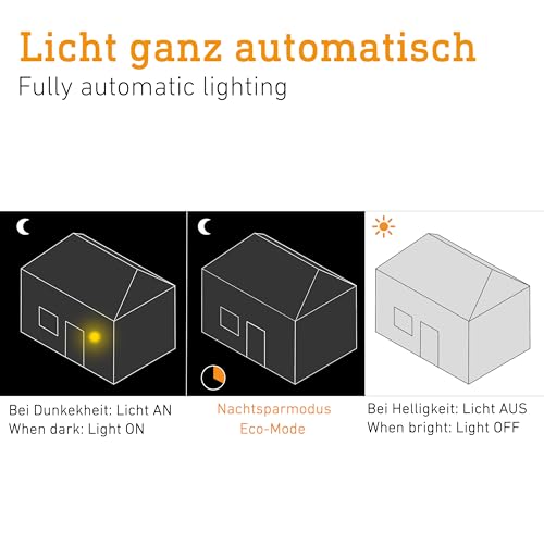 Steinel D&auml;mmerungsschalter NM 3000 schwarz, Licht-Steuerung, D&auml;mmerungssensor, Nachtsparmodus, Eigenlichtkompensation