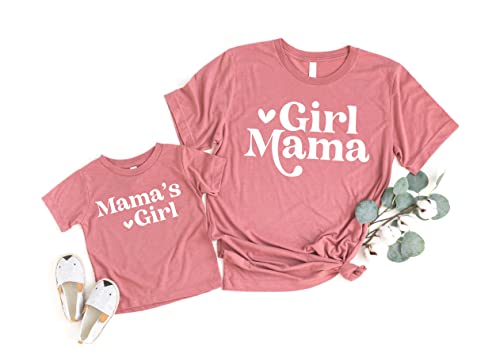 Olive Loves Apple Mommy & Me Adorable Girl Mama Mama's Girl Matching Shirts for Kids & Adults4