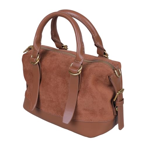 Sac à bandoulière léger avec intérieur spacieux et anse réglable en daim