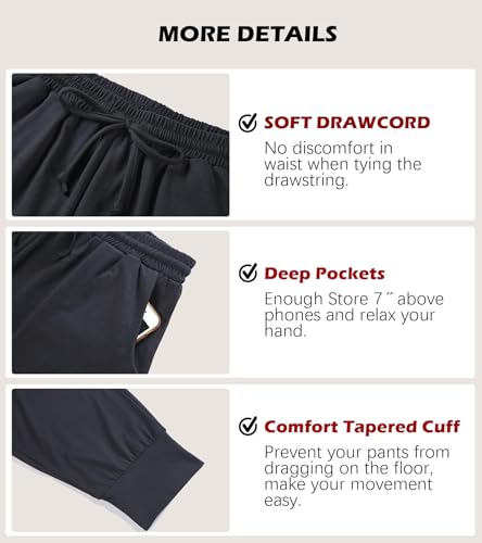 Envlon Womens Yoga Pants Loose Lightweight Workout Sweatpants Drawstring Comfy Joggers Casual Lounge Pants with Pockets4