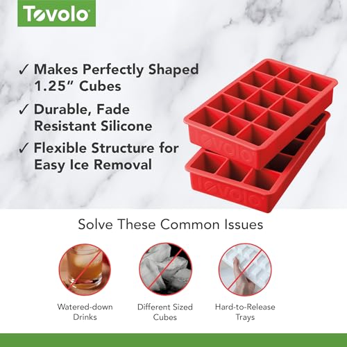 Tovolo Perfect Cube Ice Tray Set of 2