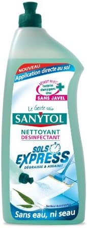 Sanytol Desinfectant Nettoyant Sols Express 1 L Lot De 2 Amazon Fr Epicerie