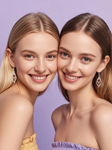 Pendientes de cumpleaños para mujer en plata y circonitas 3