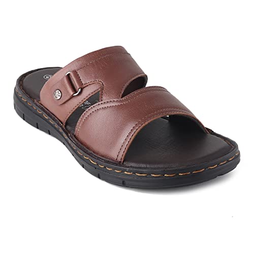 Image of Red Chief Leather casual slippers for men