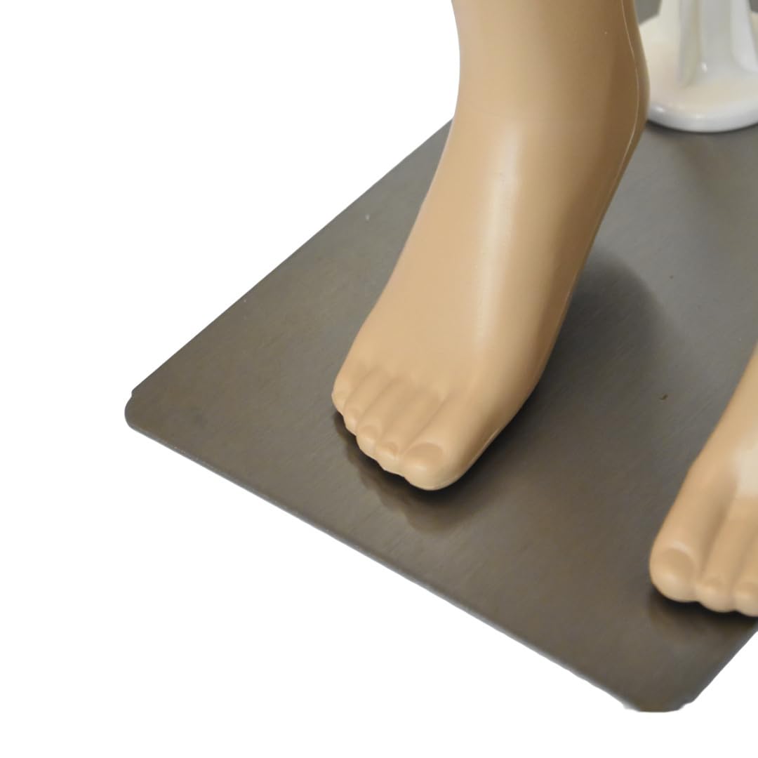 BITUXX Schaufensterpuppe Weiblich Mädchen Schaufensterfigur Mannequin Schneiderpuppe 360° beweglich 110cm